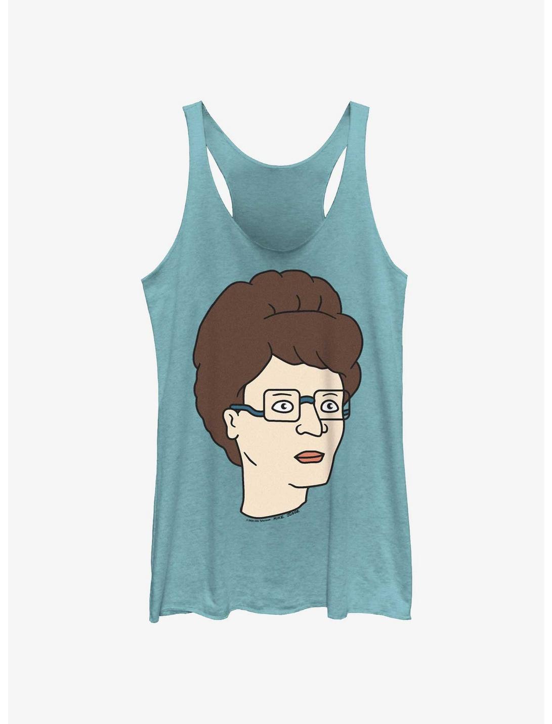 King of the Hill Peggy Face Girls Tank, TAHI BLUE, hi-res