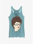King of the Hill Peggy Face Girls Tank, TAHI BLUE, hi-res
