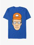 King of the Hill Dale Gribble Face T-Shirt, ROYAL, hi-res