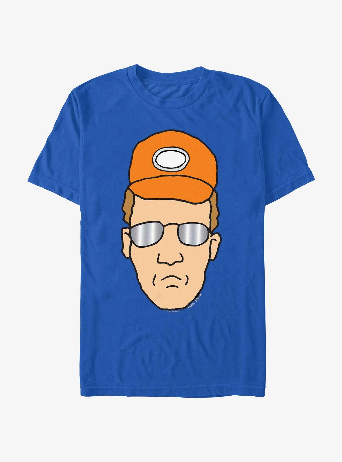 King of the Hill Dale Gribble Face T-Shirt, ROYAL, hi-res