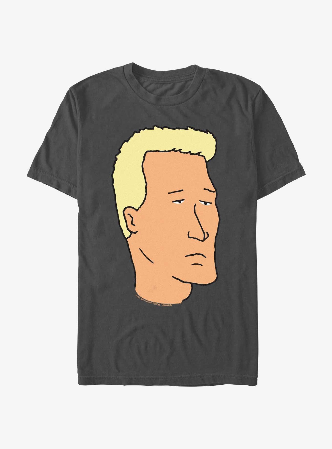 King of the Hill Boomhauer Face T-Shirt, CHARCOAL, hi-res
