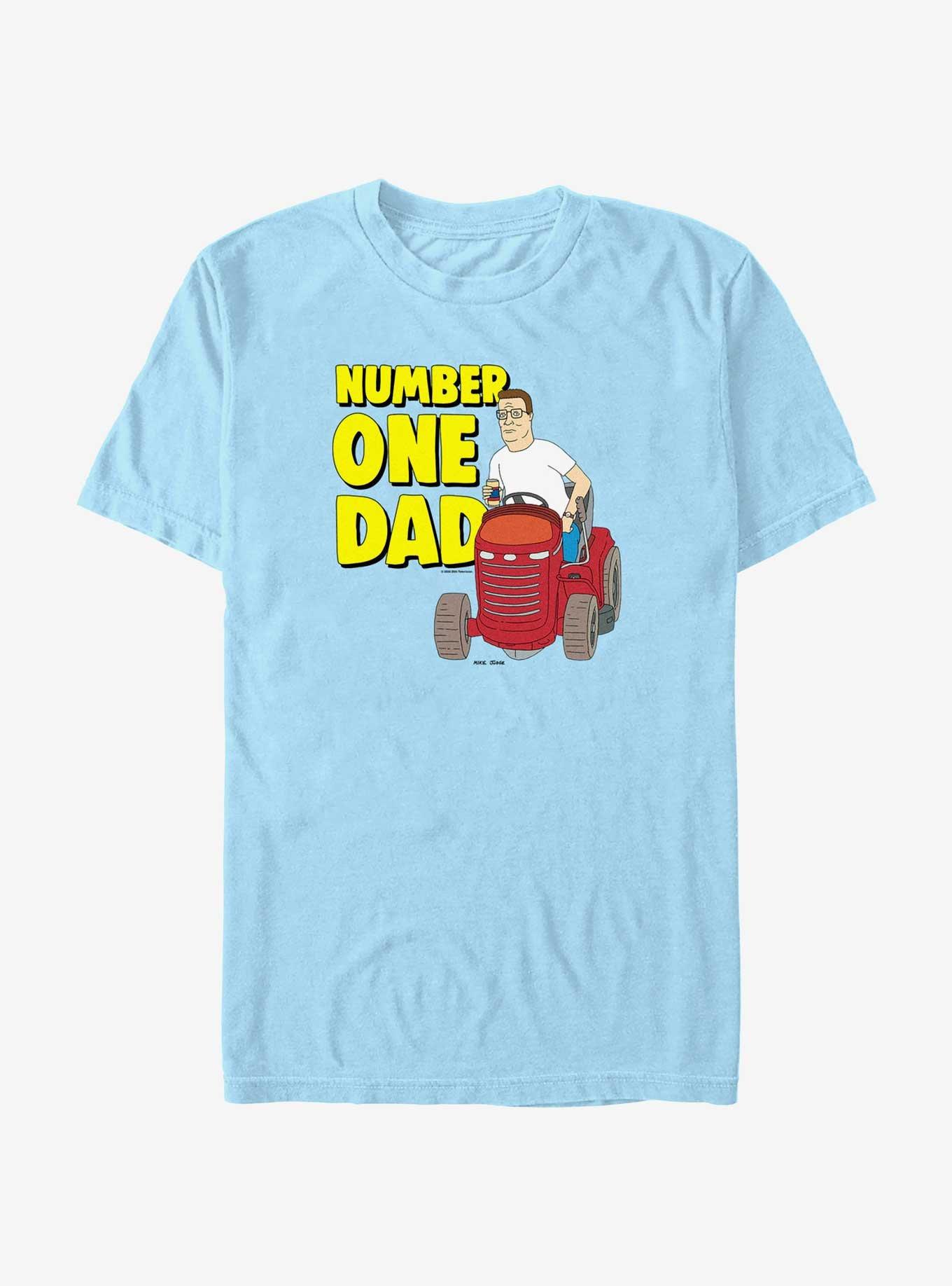 King of the Hill Hank Number One Dad T-Shirt, LT BLUE, hi-res