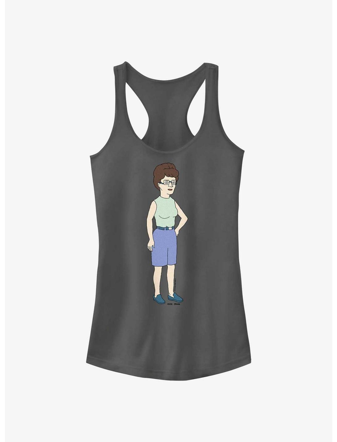 King of the Hill Peggy Girls Tank, CHARCOAL, hi-res