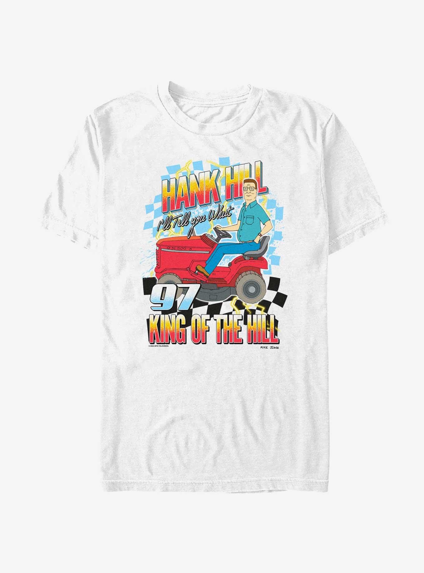 King of the Hill Racer Hank T-Shirt, WHITE, hi-res