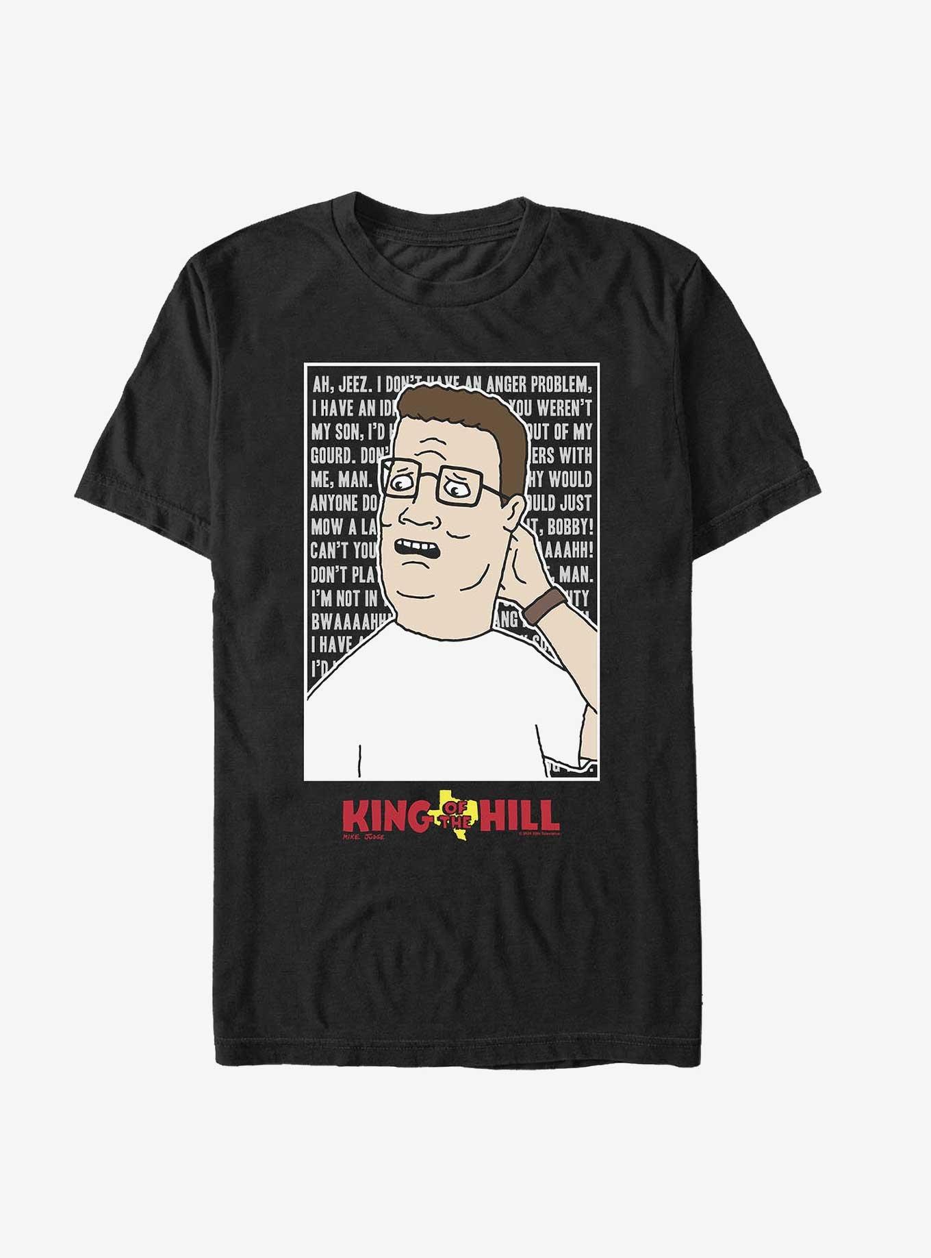 King of the Hill Hank Hill Quote Box T-Shirt, , hi-res