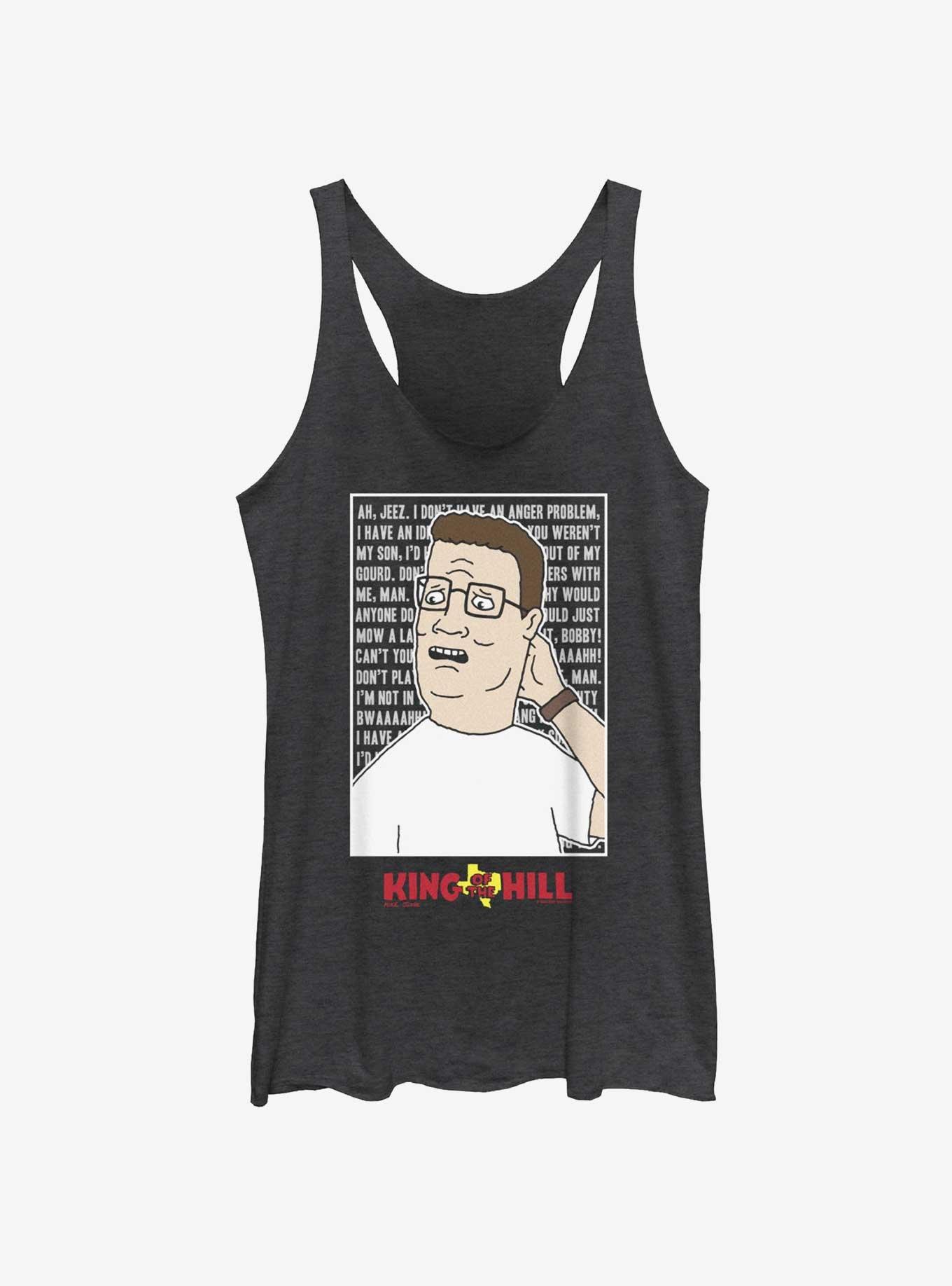 King of the Hill Hank Hill Quote Box Girls Tank, , hi-res