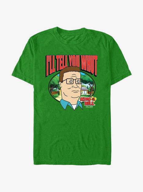 King of the Hill Hank Whut T-Shirt - GREEN | Hot Topic