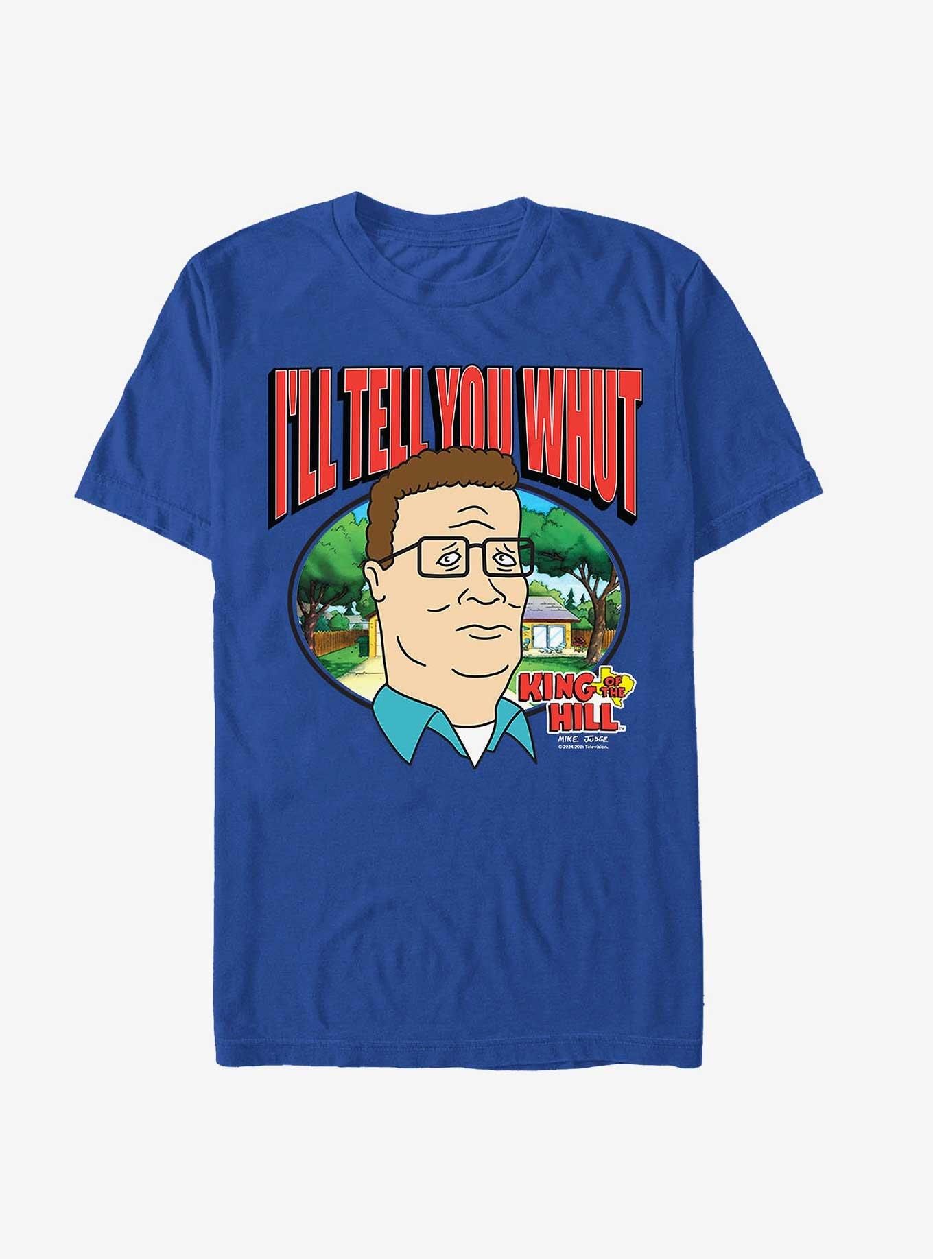 King of the Hill Hank Whut T-Shirt, ROYAL, hi-res