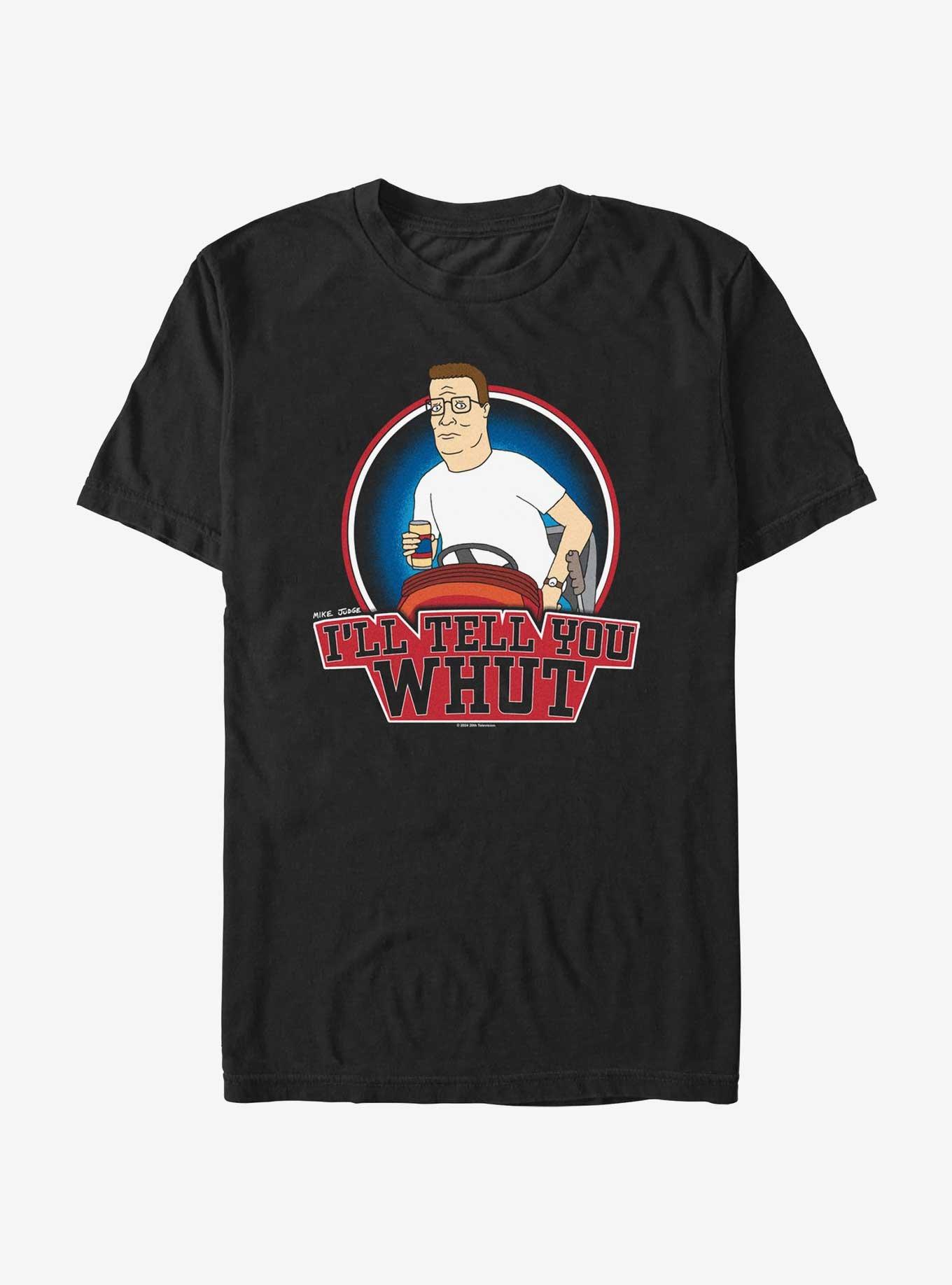 King of the Hill Hank Tell Ya Whut T-Shirt, BLACK, hi-res