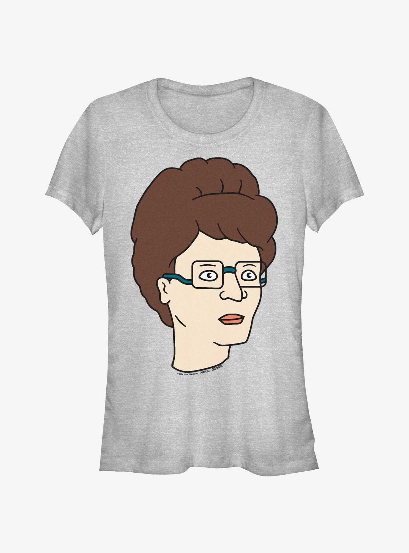 King of the Hill Peggy Face Girls T-Shirt, ATH HTR, hi-res