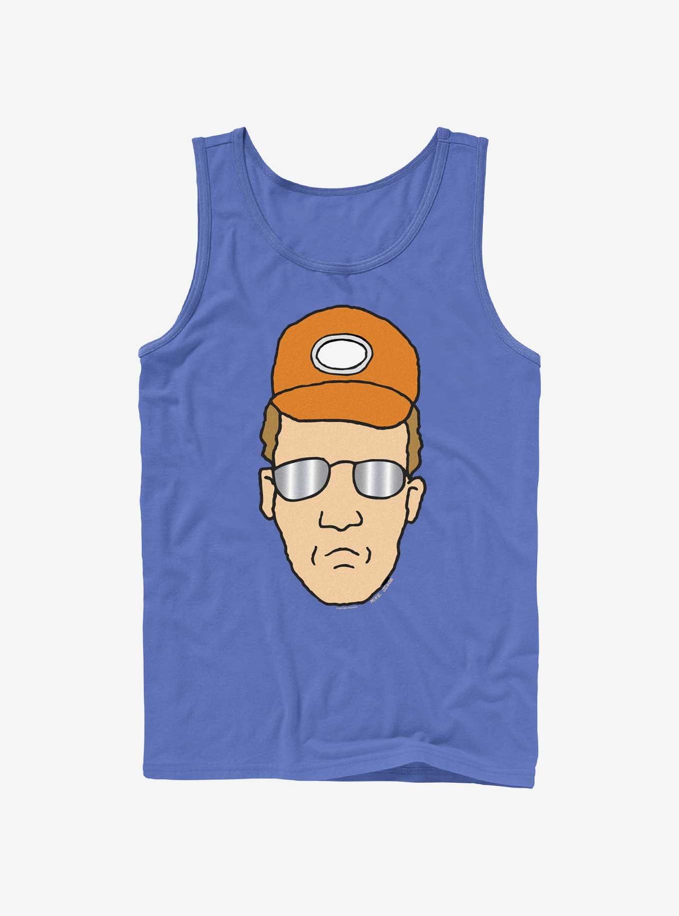 King of the Hill Dale Gribble Face Tank, ROYAL, hi-res