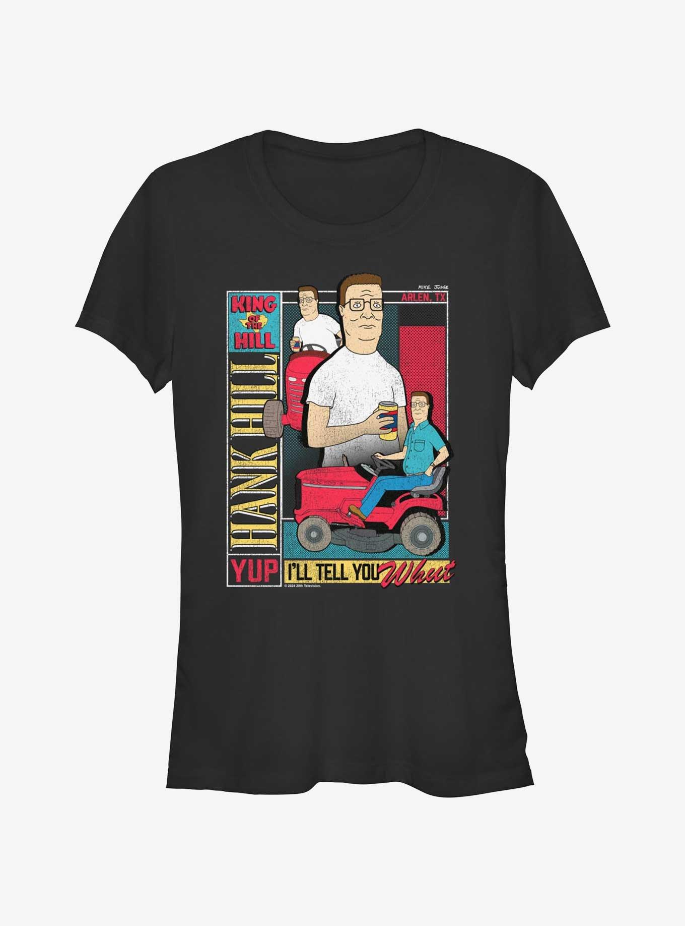 King of the Hill Hank Boxed Girls T-Shirt, BLACK, hi-res