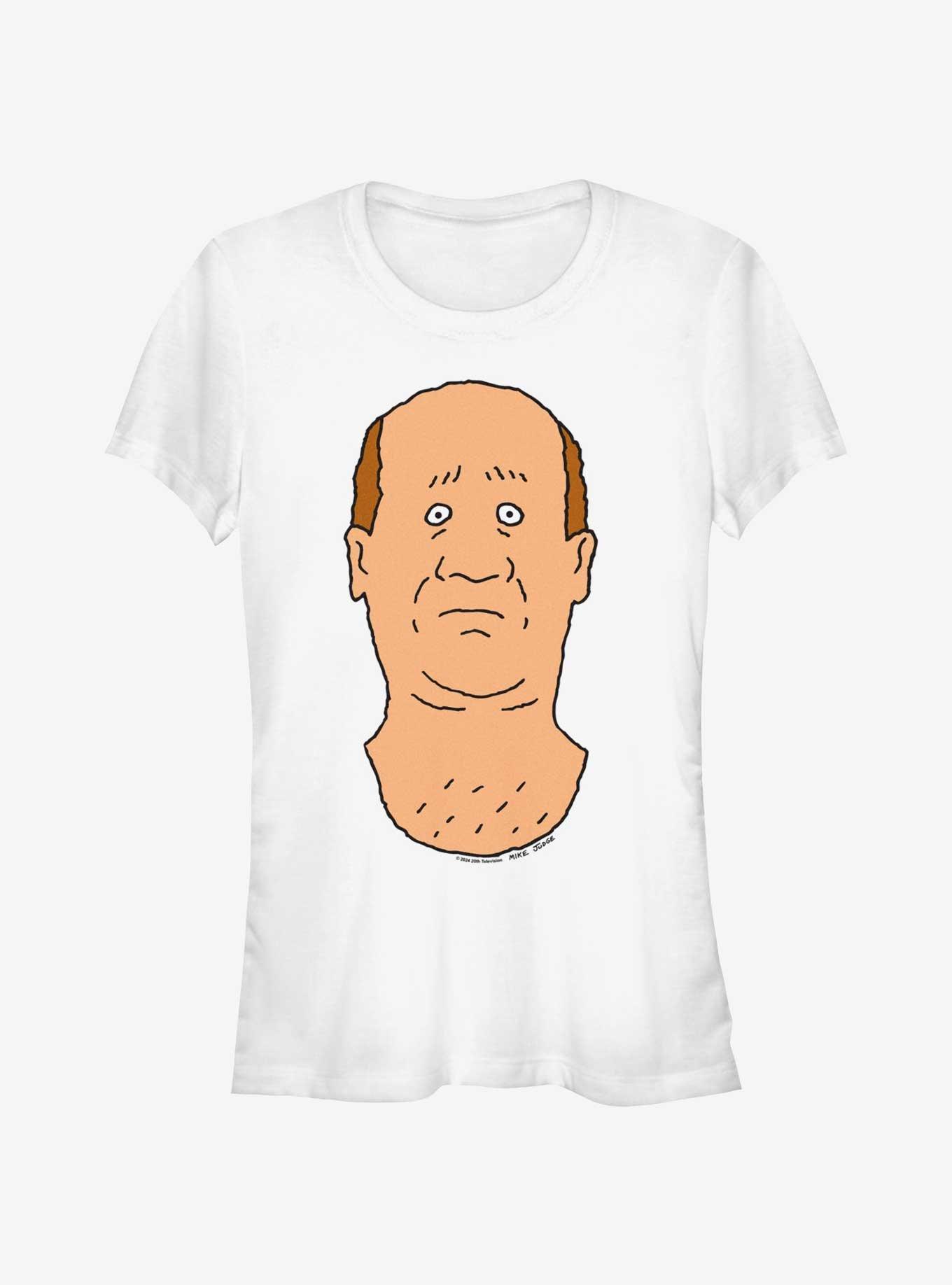 King of the Hill Bill Face Girls T-Shirt, WHITE, hi-res