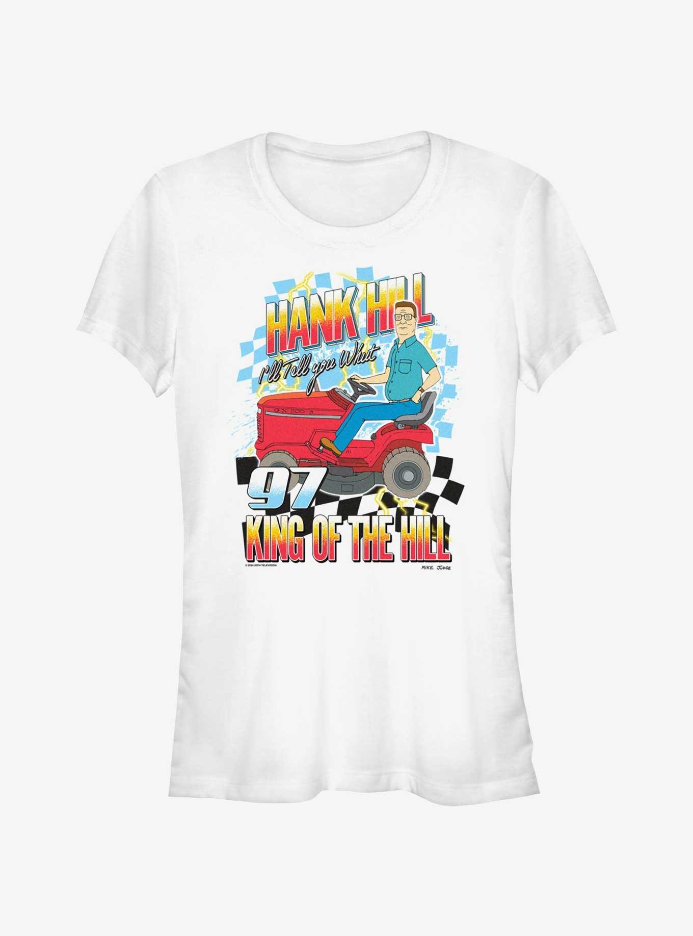 King of the Hill Racer Hank Girls T-Shirt, WHITE, hi-res