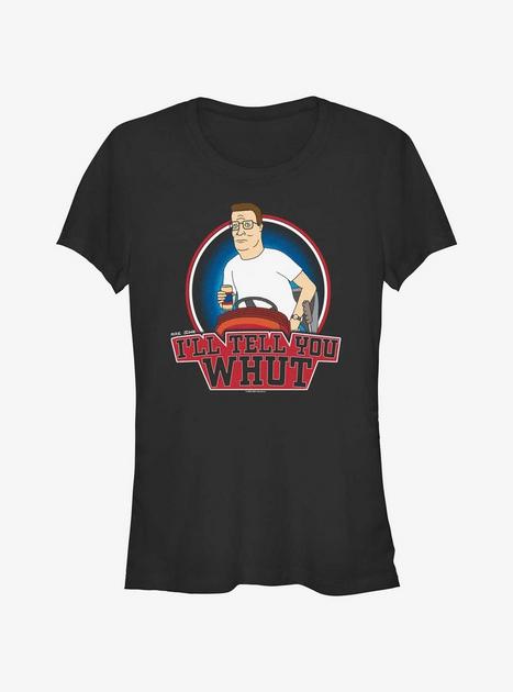 King of the Hill Hank Tell Ya Whut Girls T-Shirt - BLACK | Hot Topic