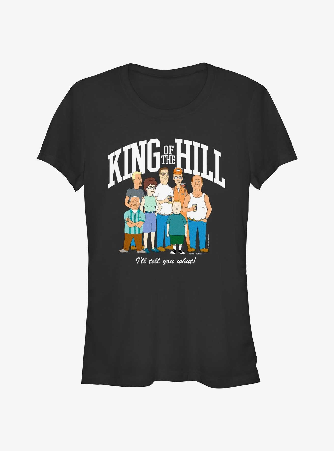 King of the Hill Group Girls T-Shirt, BLACK, hi-res