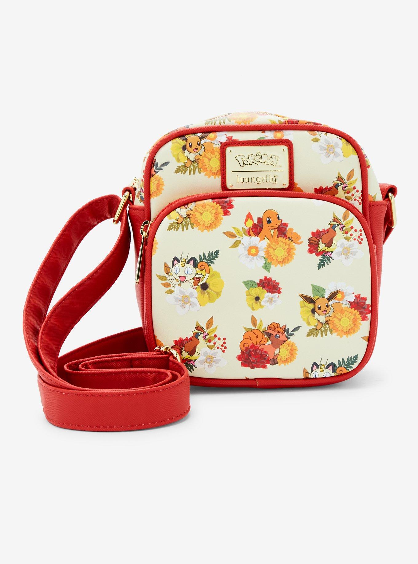 Loungefly Pokémon Charmander & Friends Floral Crossbody Bag - BoxLunch Exclusive, , hi-res