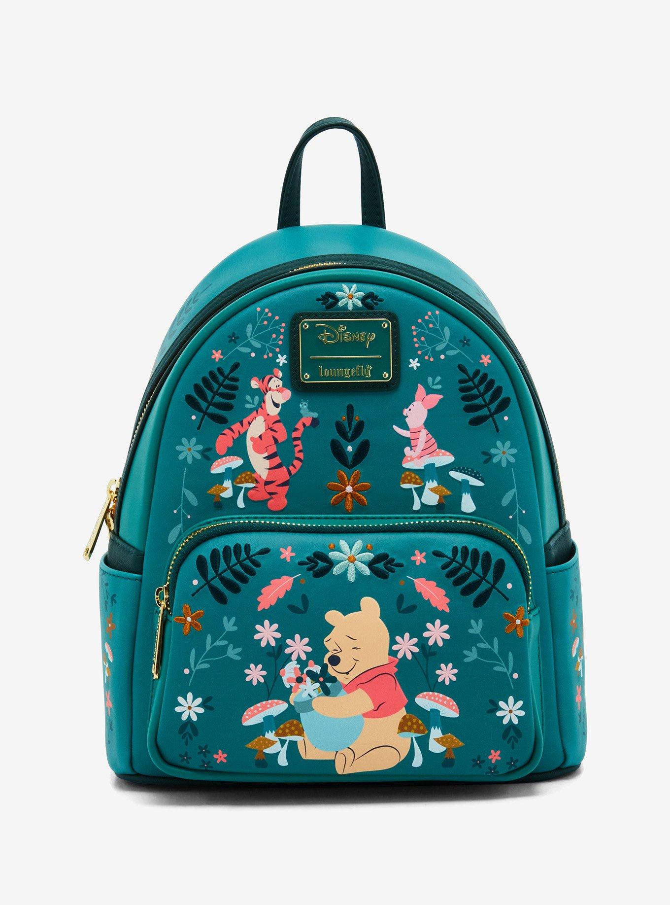 Loungefly Disney Winnie the Pooh Floral Mini Backpack - BoxLunch Exclusive, , hi-res