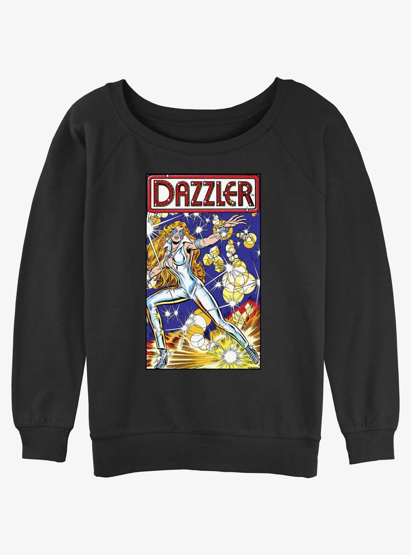 Marvel Dazzler Classic Cover Comic 20 Girls Slouchy Sweatshirt, , hi-res