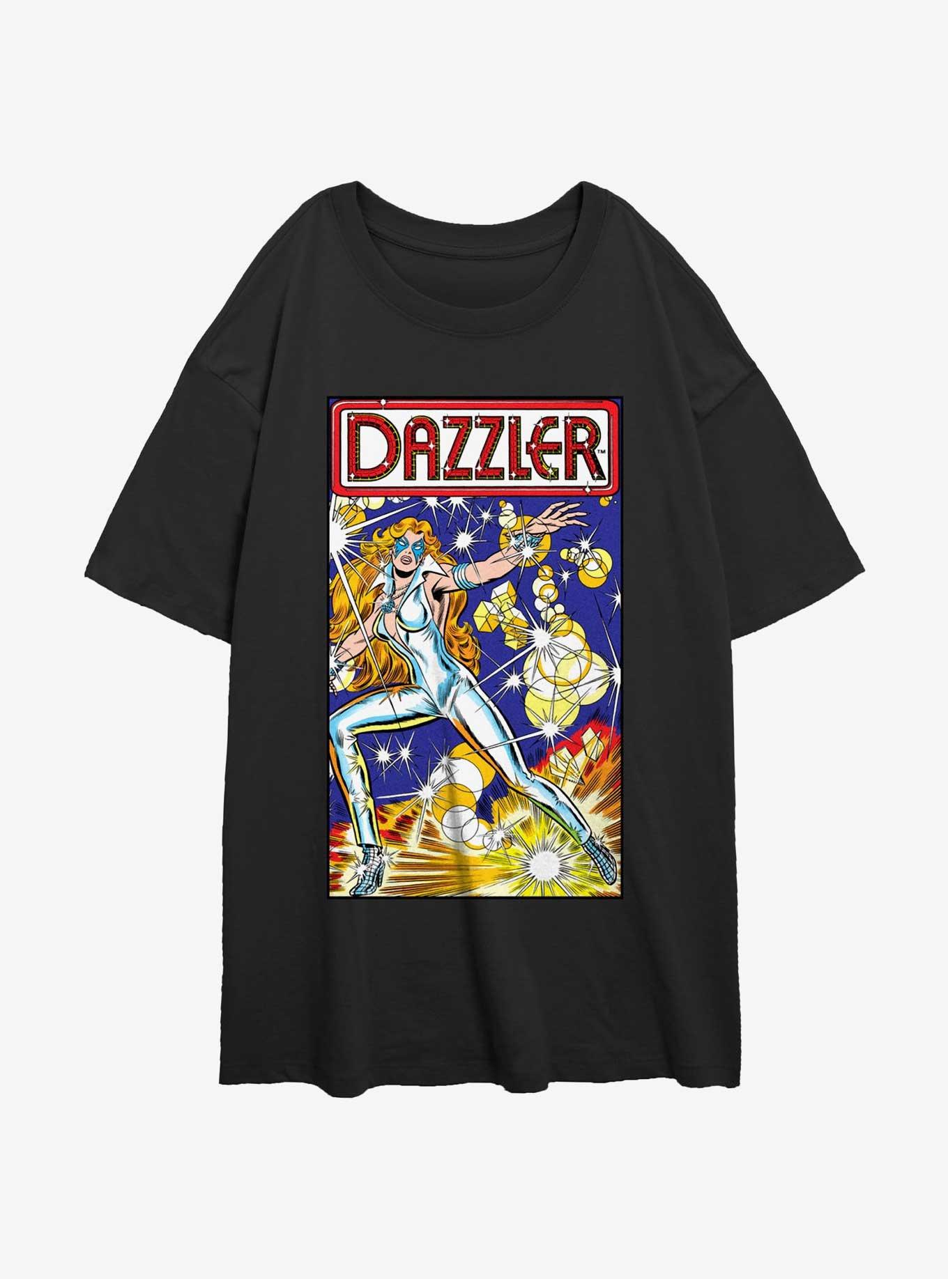 Marvel Dazzler Classic Cover Comic 20 Girls Oversized T-Shirt, , hi-res