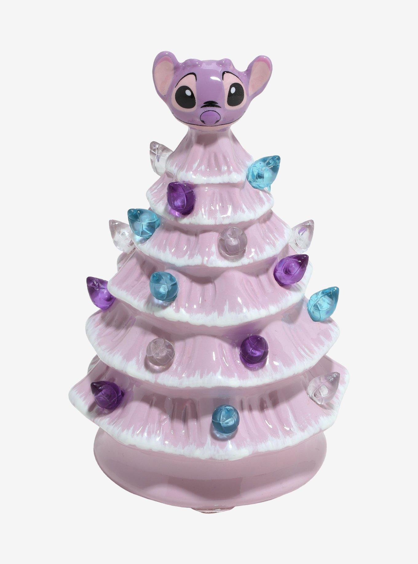 Disney Lilo & Stitch Angel Light-Up Christmas Tree Figure - BoxLunch Exclusive, , hi-res