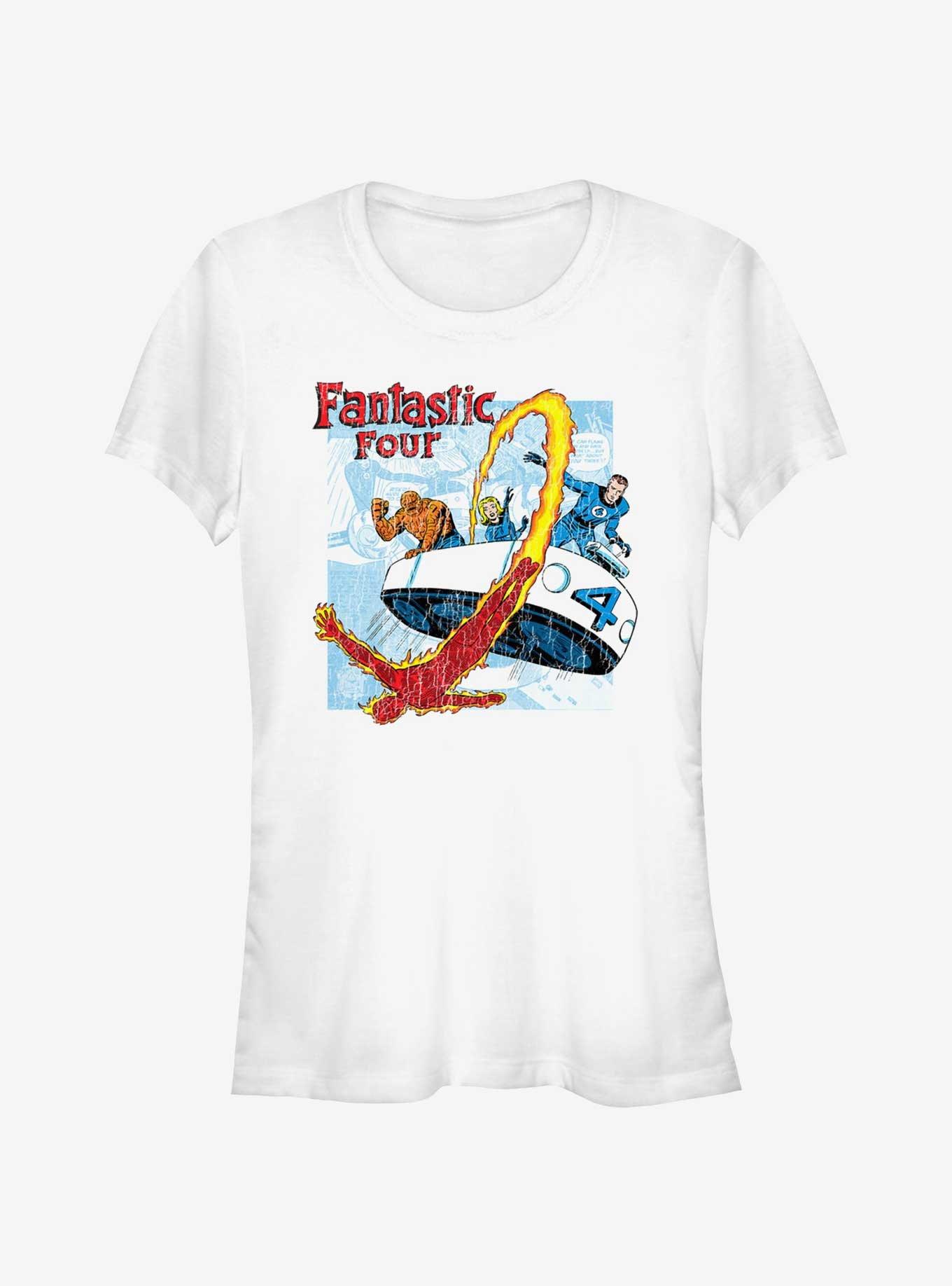 Marvel Fantastic Four Comic Four Girls T-Shirt, WHITE, hi-res