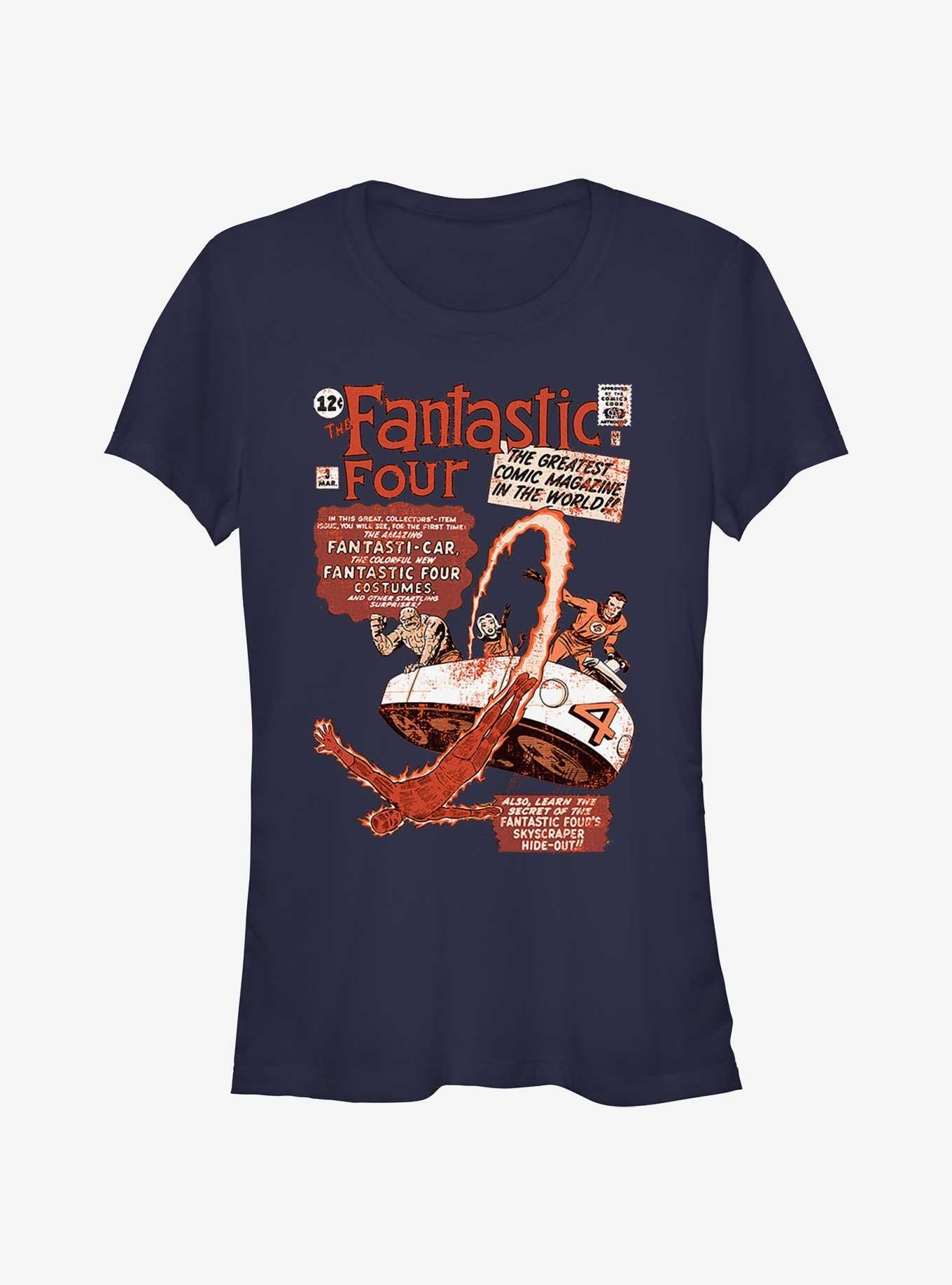 Marvel Fantastic Four Issue 3 Girls T-Shirt, NAVY, hi-res