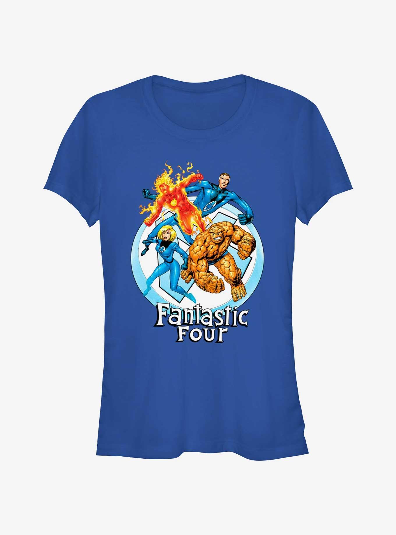 Marvel Fantastic Four Feelin Fantastic Girls T-Shirt, ROYAL, hi-res