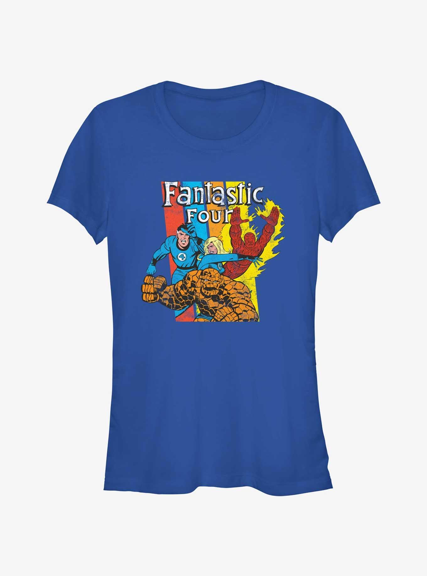 Marvel Fantastic Four Fantastic 4 Stripes Girls T-Shirt