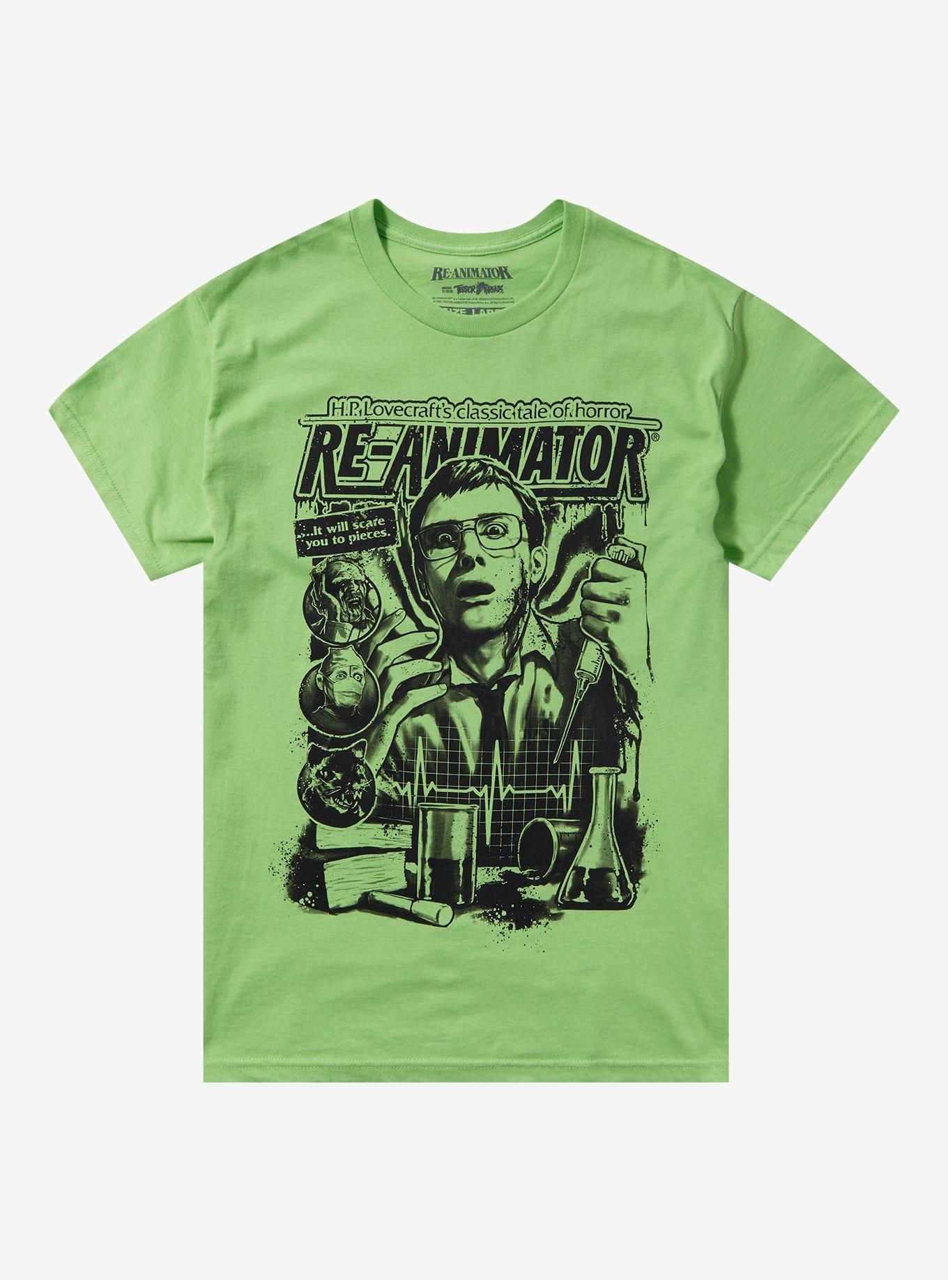 Re-Animator Collage Tonal T-Shirt, GREEN, hi-res