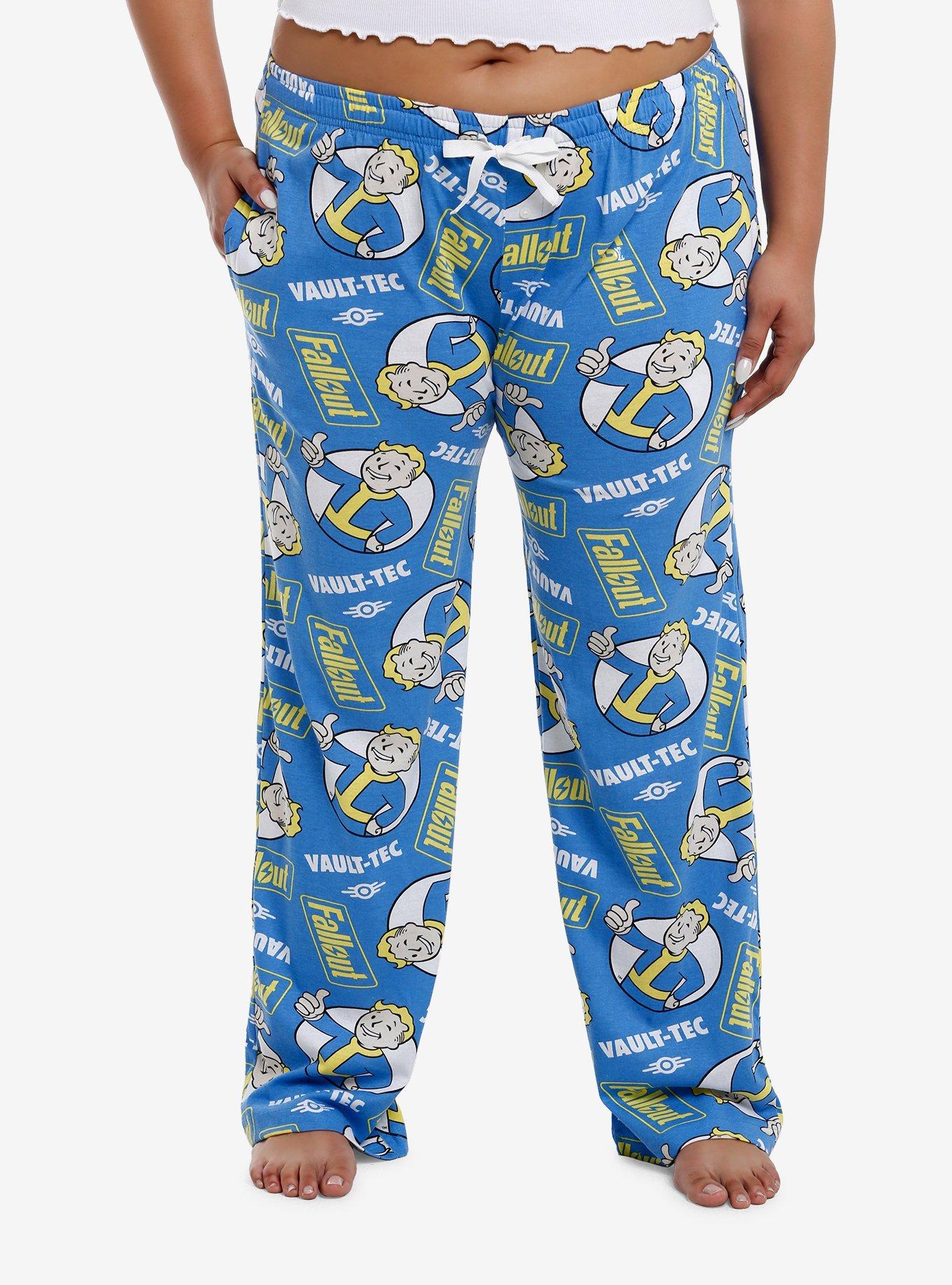 Fallout Vault Boy Pajama Pants Plus Size, , hi-res