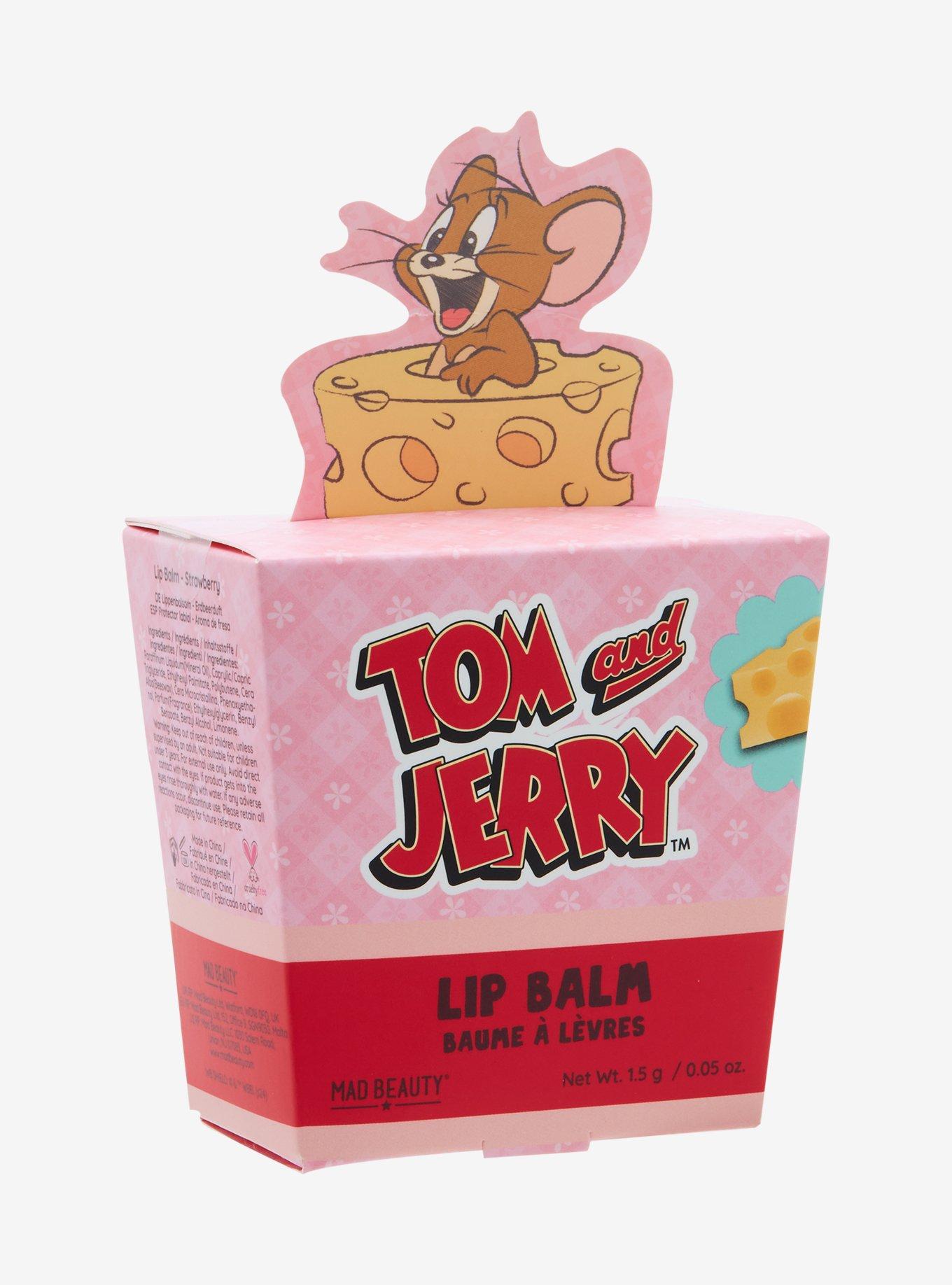 Mad Beauty Tom & Jerry Cheese Wedge Figural Lip Balm, , hi-res