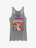 Marvel Dazzler Iron Fist And  Luke Cage Womens Tank Top, GRAY HTR, hi-res