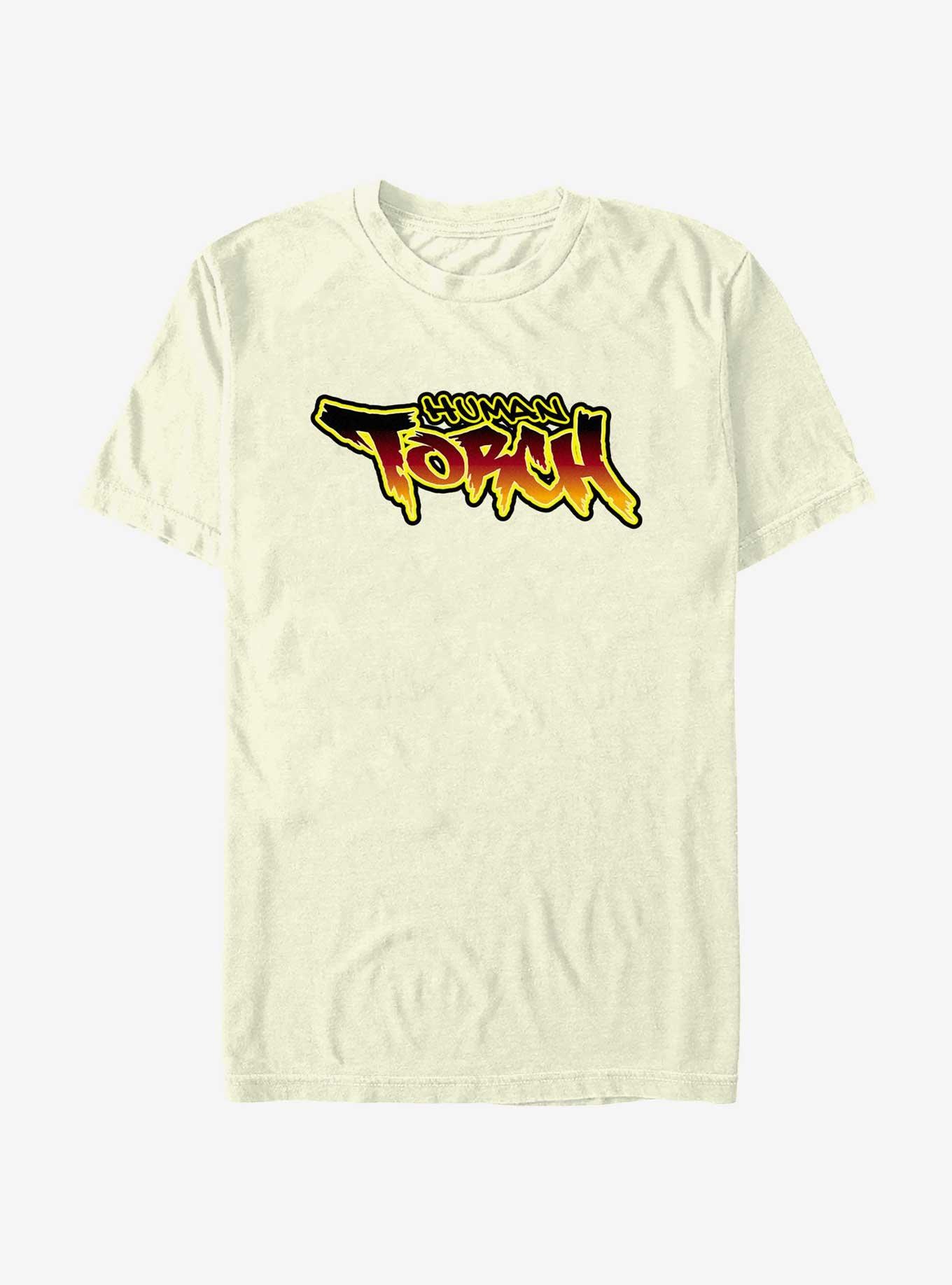 Marvel Fantastic Four Human Torch Graffiti Style T-Shirt, , hi-res