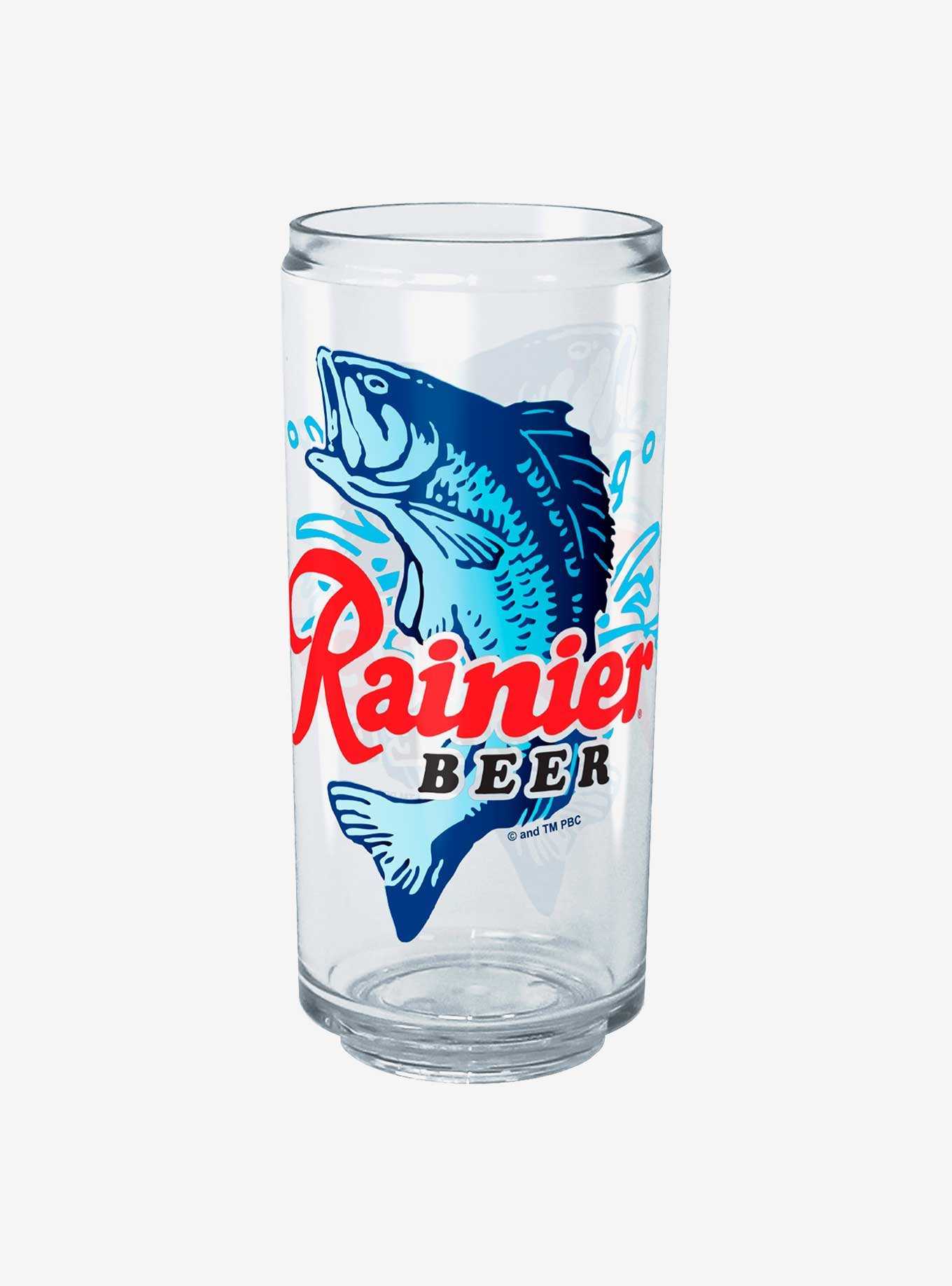 Pabst Blue Ribbon Rainier Fishing Logo Can Cup, , hi-res