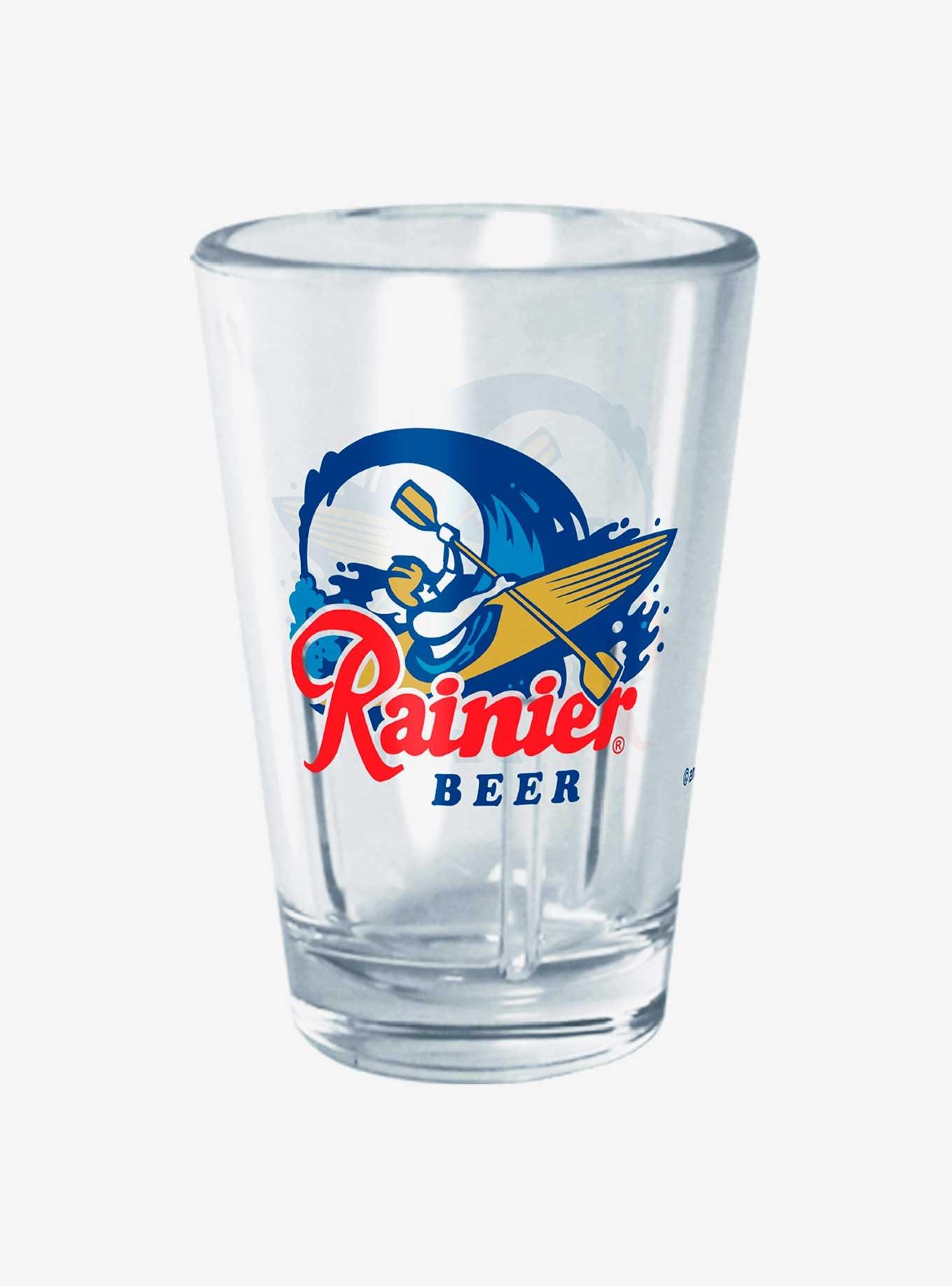 Pabst Blue Ribbon Kayak And Rainier Beer Mini Glass, , hi-res