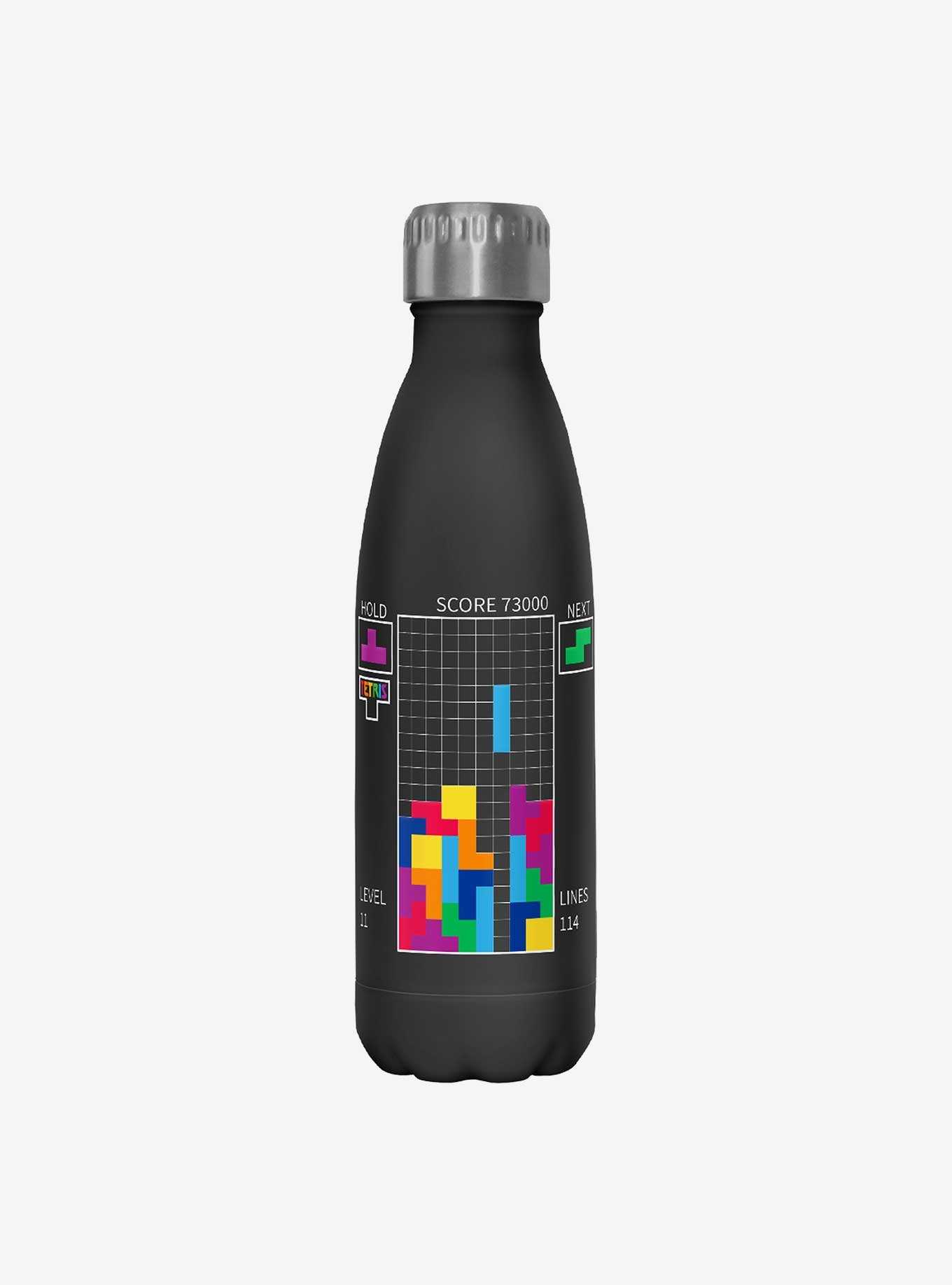 Tetris Scoreboard Stainless Steel Water Bottle, , hi-res