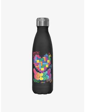 Tetris Graffiti Heart Stainless Steel Water Bottle, , hi-res