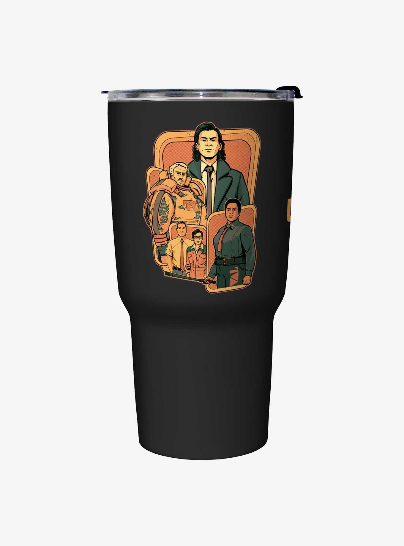 Marvel Loki Groupshot Badge Travel Mug, , hi-res