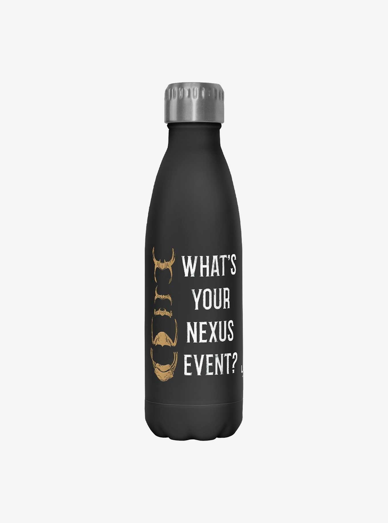 Marvel Loki What's Your Nexus Event Stainless Steel Water Bottle, , hi-res