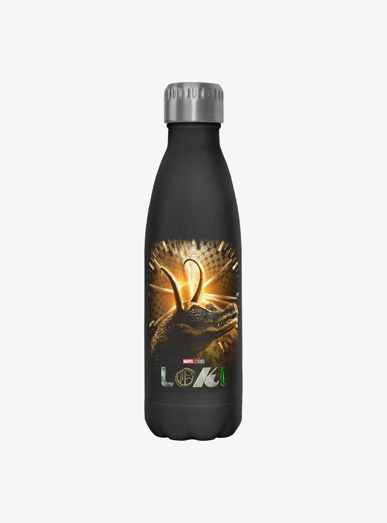 Marvel Loki Alligator Loki Poster Stainless Steel Water Bottle, , hi-res