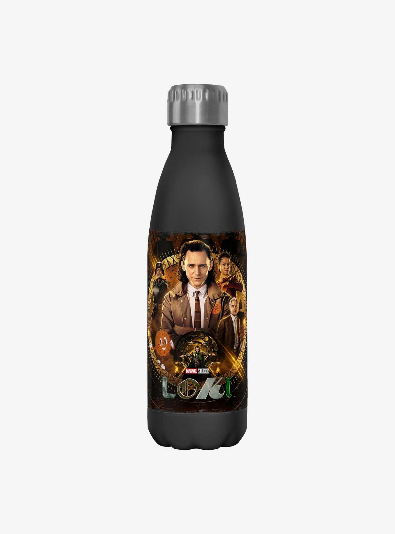 Marvel Loki Group Poster Stainless Steel Water Bottle, , hi-res