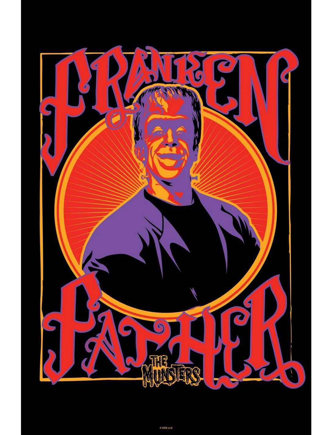 The Munsters Franken Father Poster, WHITE, hi-res