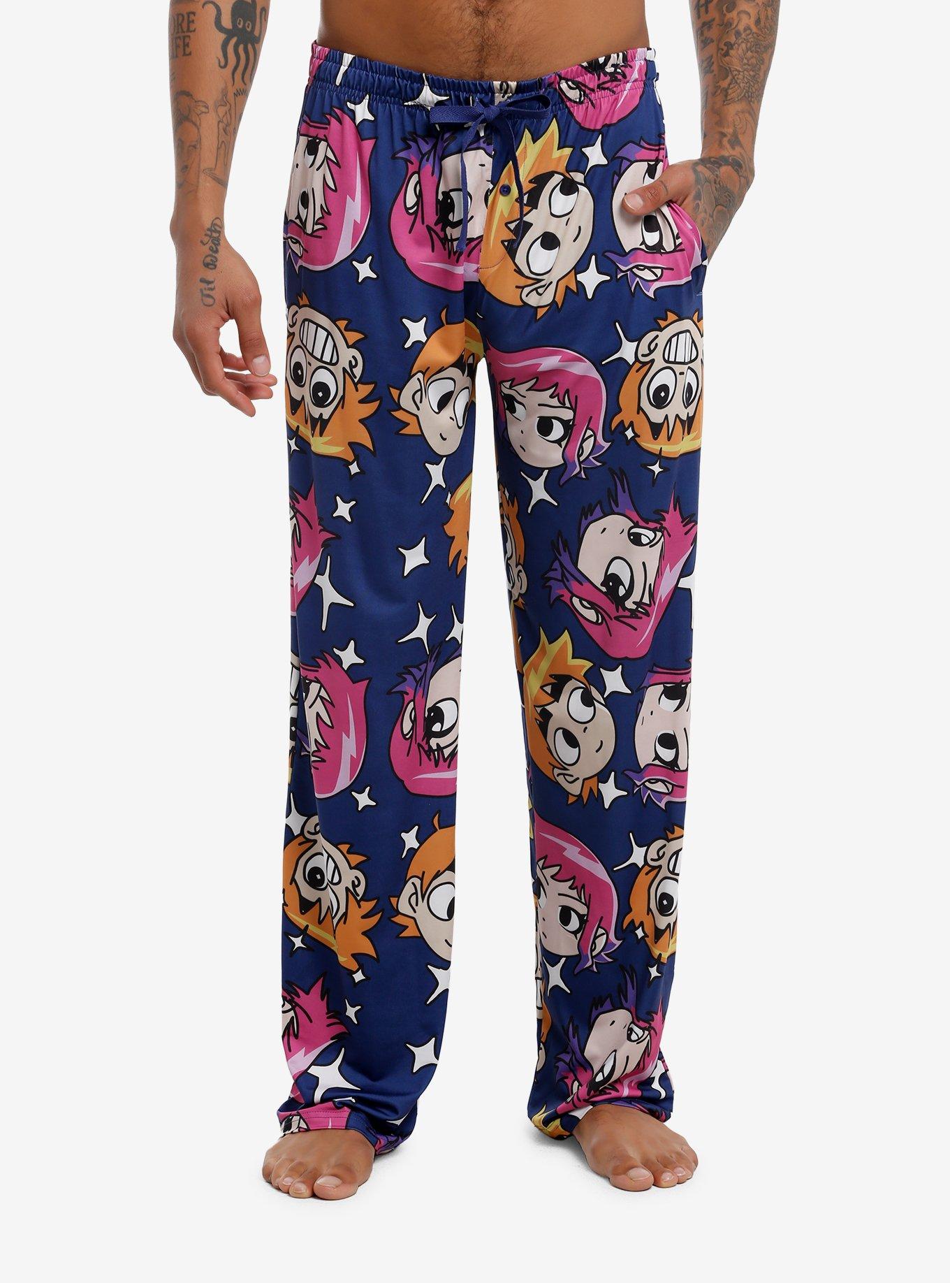 Scott Pilgrim Takes Off Scott & Ramona Pajama Pants, MULTI, hi-res