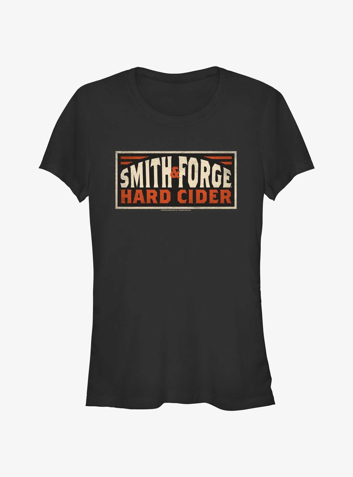 Coors Brewing Company Smith & Forge Logo Girls T-Shirt, BLACK, hi-res
