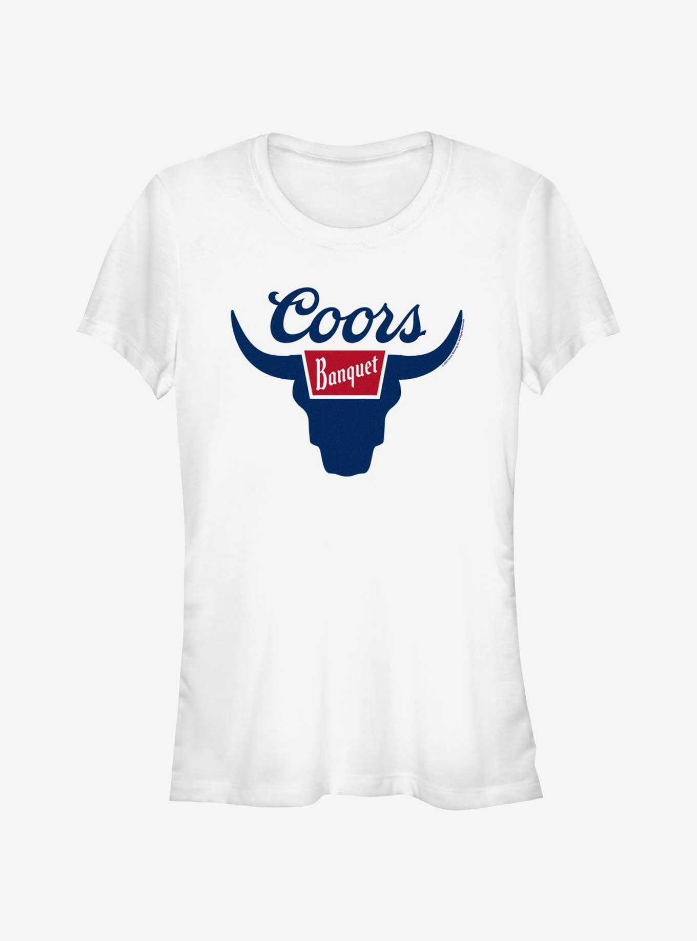 Coors Brewing Company Banquet Bull Girls T-Shirt - WHITE | Hot Topic