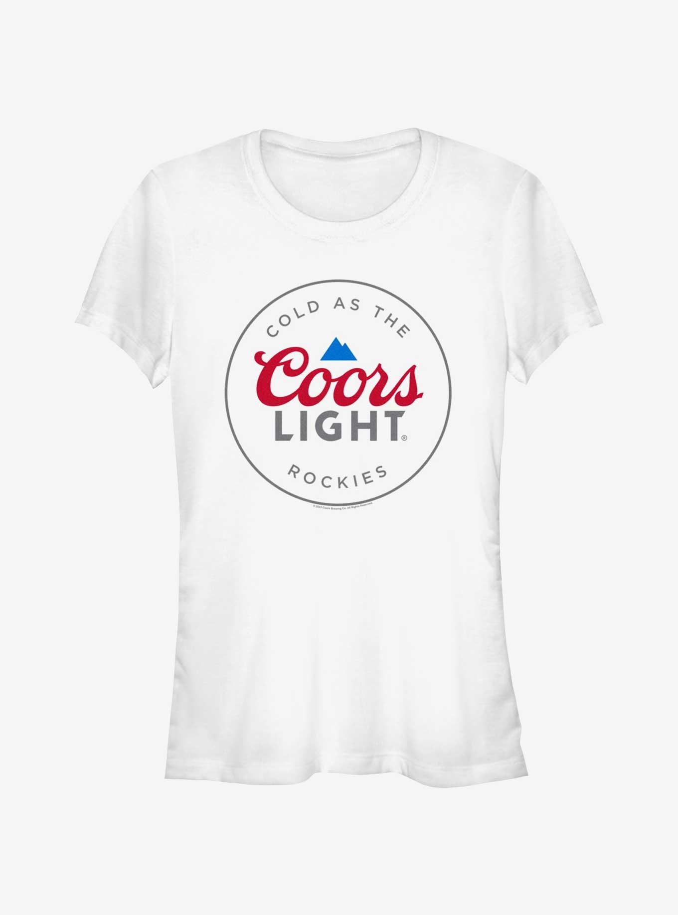 Coors Brewing Company Cold Coors Girls T-Shirt, WHITE, hi-res