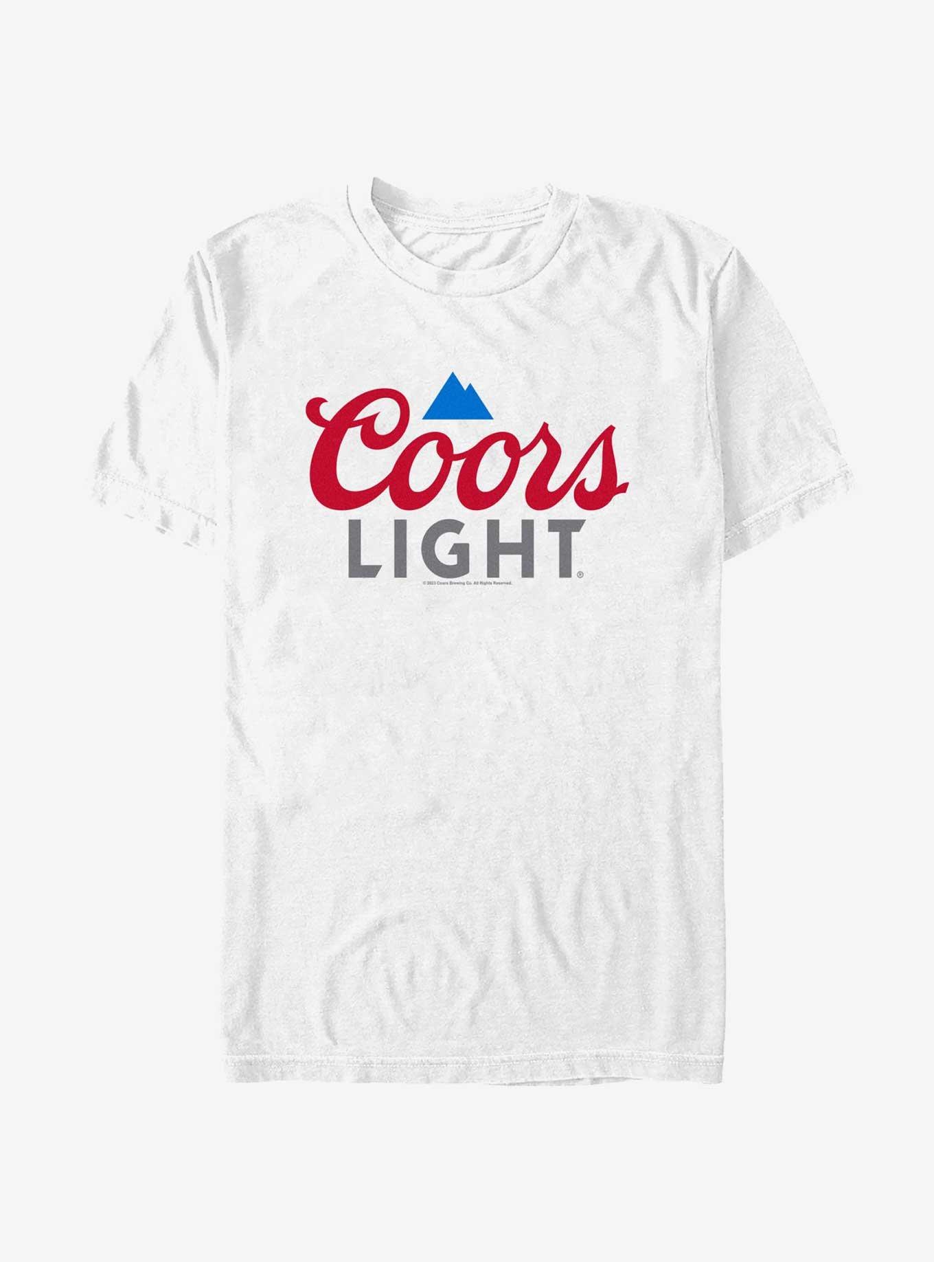 Coors Brewing Company Coors Light Logo T-Shirt, WHITE, hi-res
