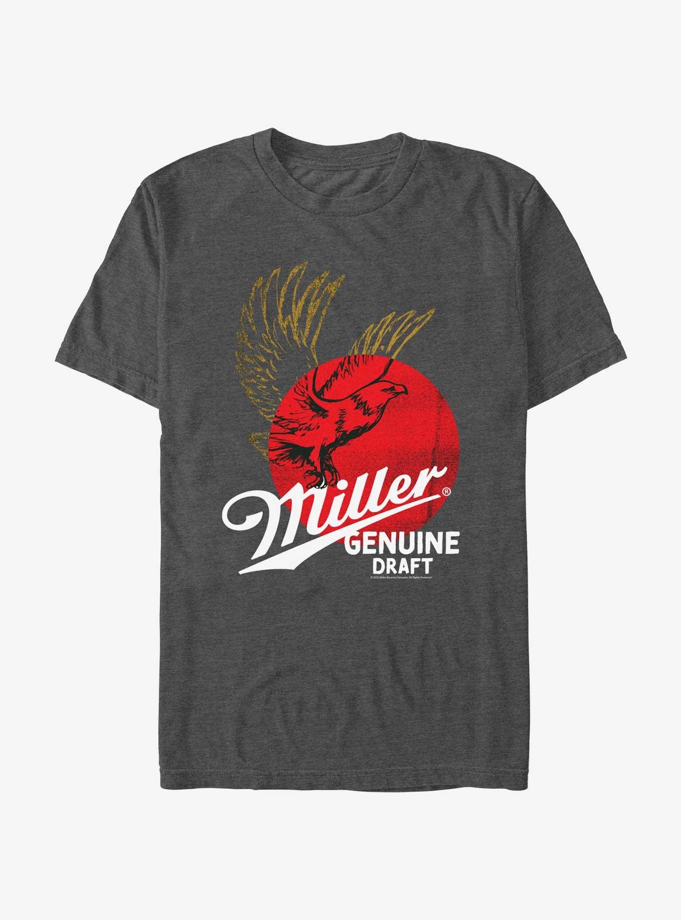 Miller Brewing Company Miller Genuine Draft Logo T-Shirt, CHAR HTR, hi-res