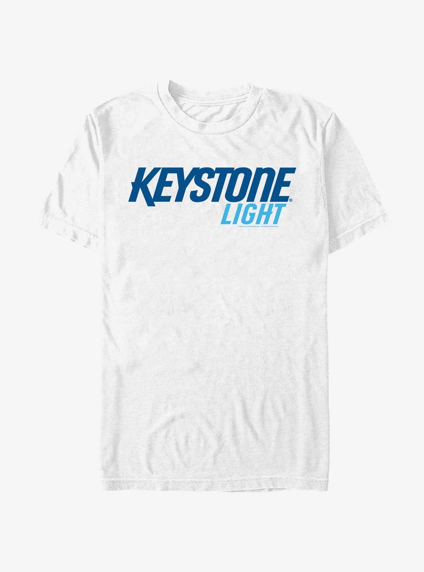 Coors Brewing Company Keystone Light Logo T-Shirt, WHITE, hi-res